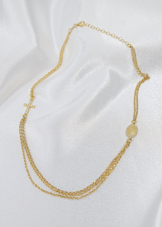 Doble Bendición Necklace